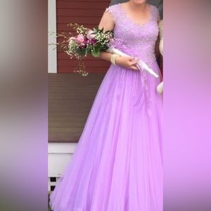 Lilac Prom Gown: Label Pink by Alexandria Design